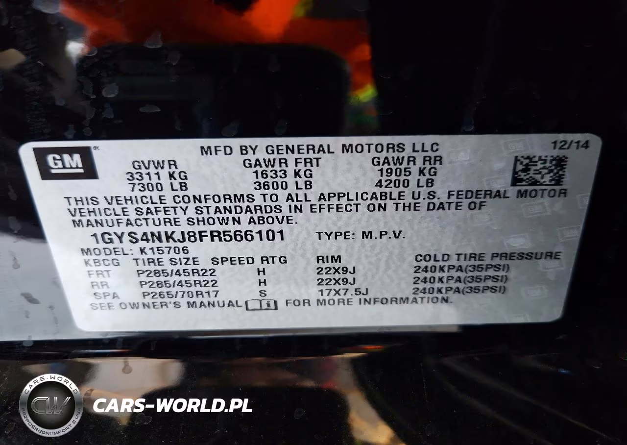 2015 Cadillac Escalade Premium VIN:1GYS4NKJ8FR566101 - 13