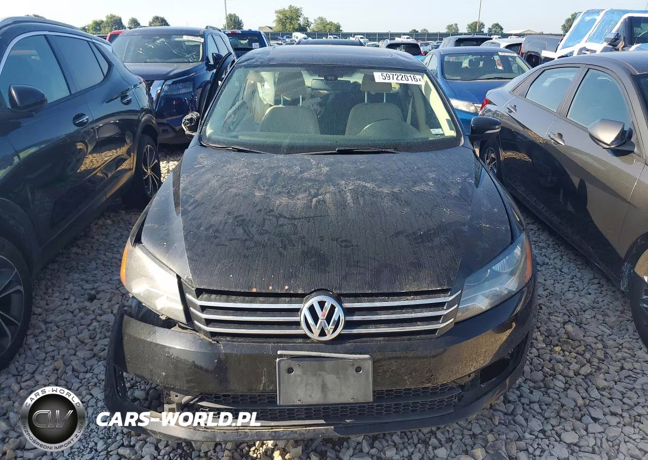 2014 Volkswagen Passat Se VIN:1VWBH7A31EC004189 - 5