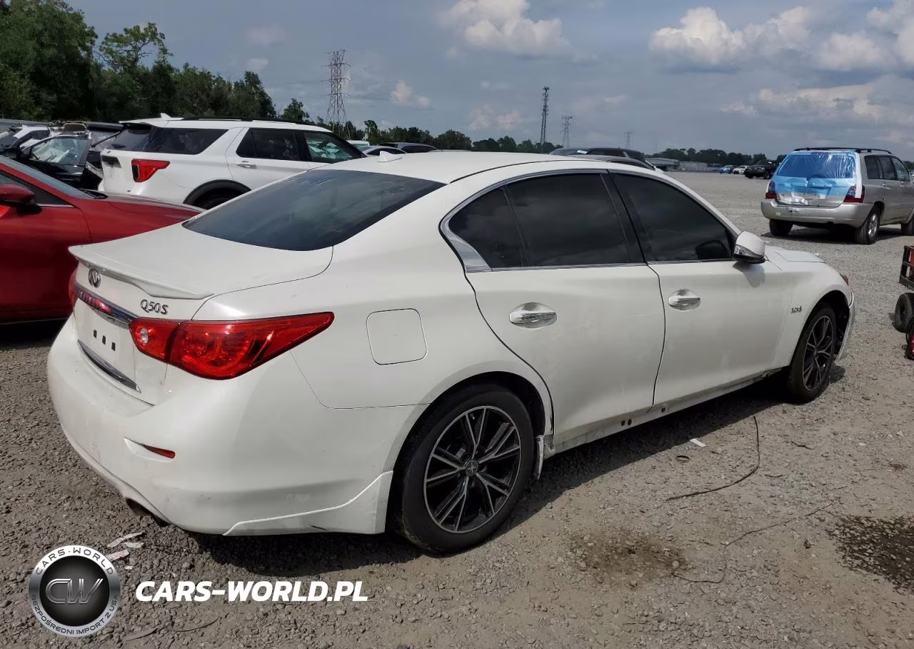 2016 Infiniti Q50 Red Sport 400 VIN:JN1FV7AP4GM421421 - 3