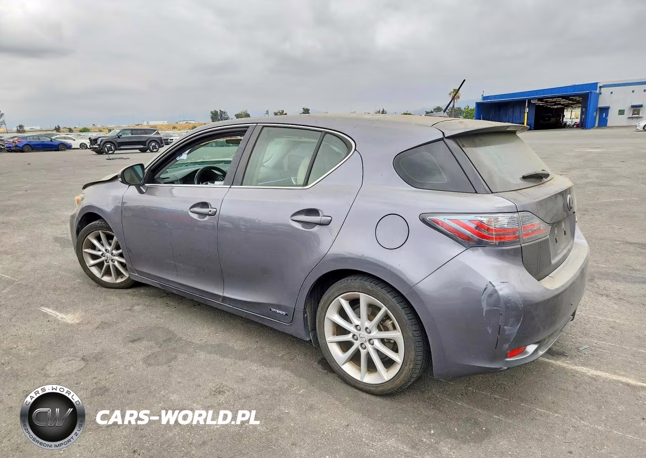 2012 Lexus Ct 200 VIN:JTHKD5BH2C2084200 - 2