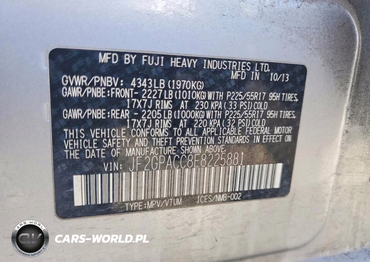 2014 Subaru Xv Crosstrek 2.0 Premium VIN:JF2GPACC8E8225881 - 12