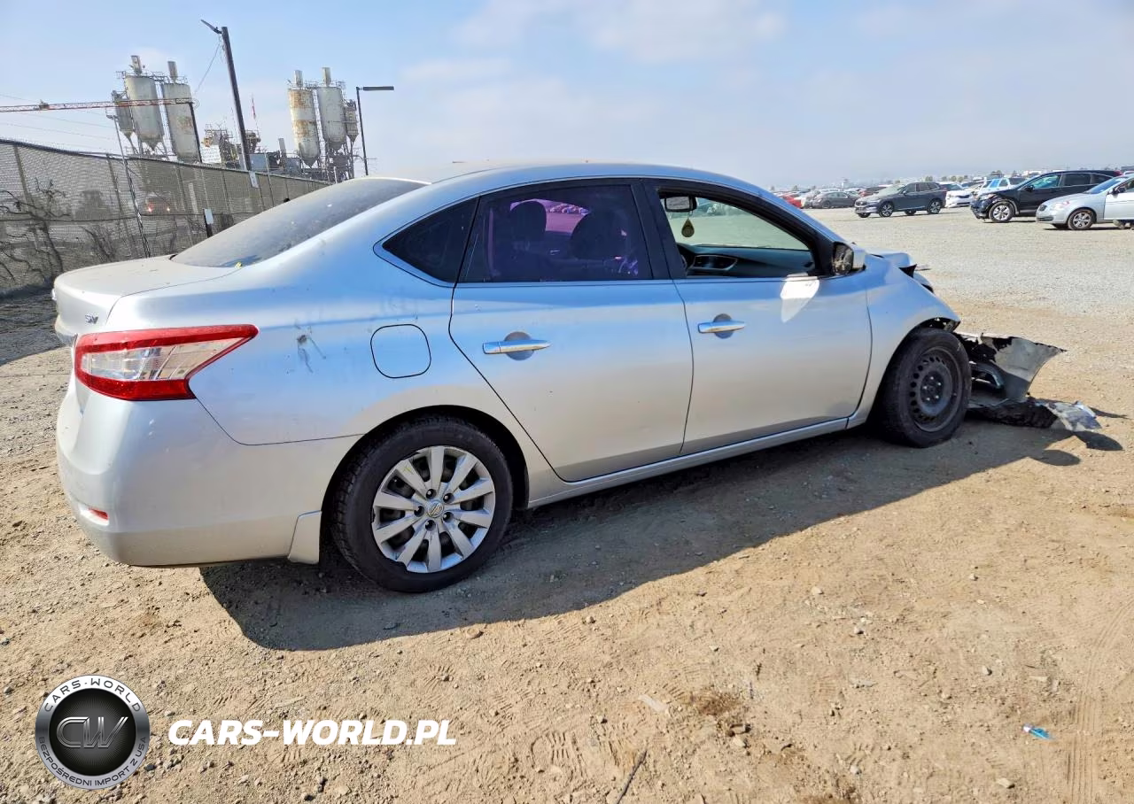 2014 Nissan Sentra Sv VIN:3N1AB7AP6EY323214 - 3