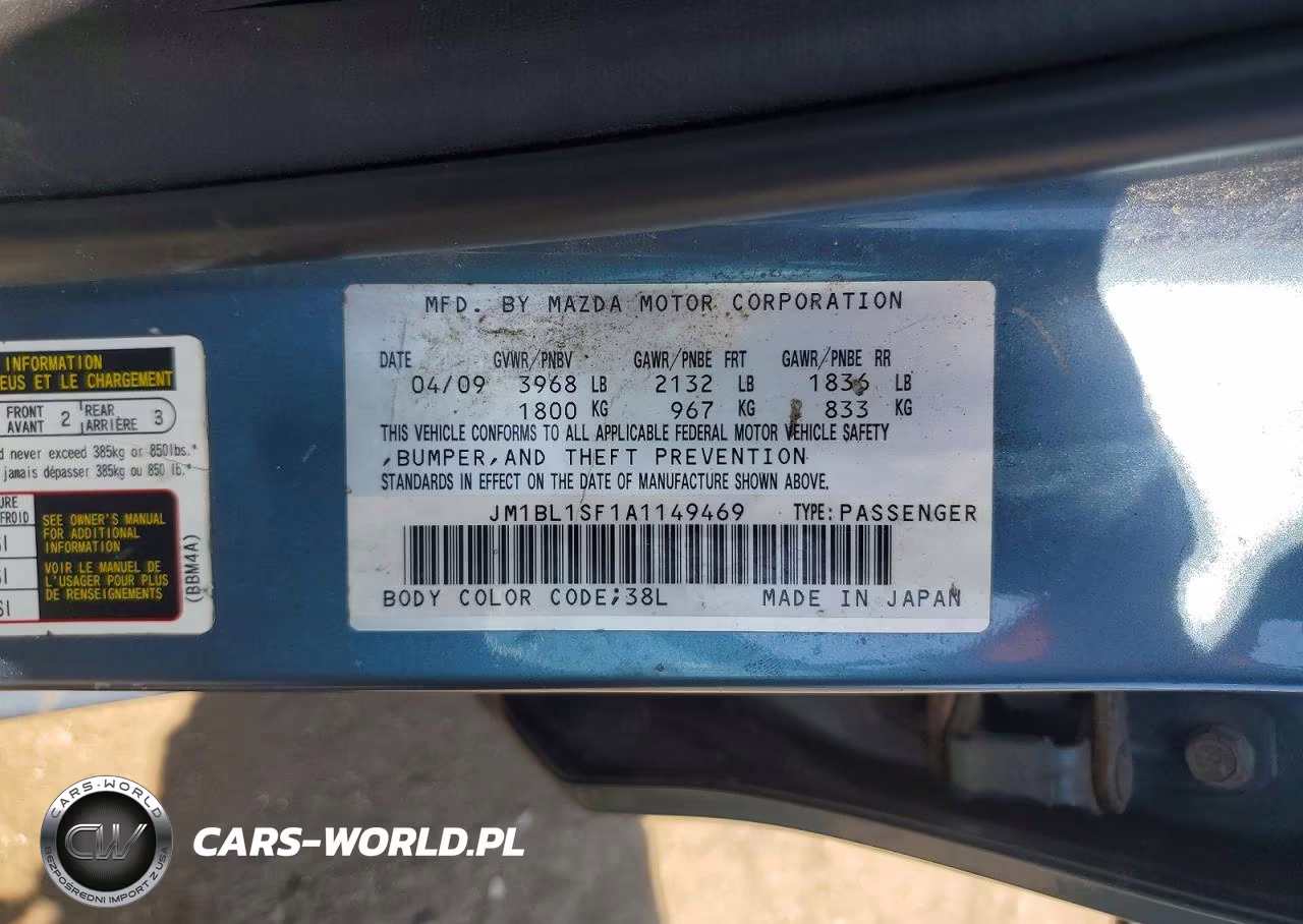 2010 Mazda 3 I VIN:JM1BL1SF1A1149469 - 12