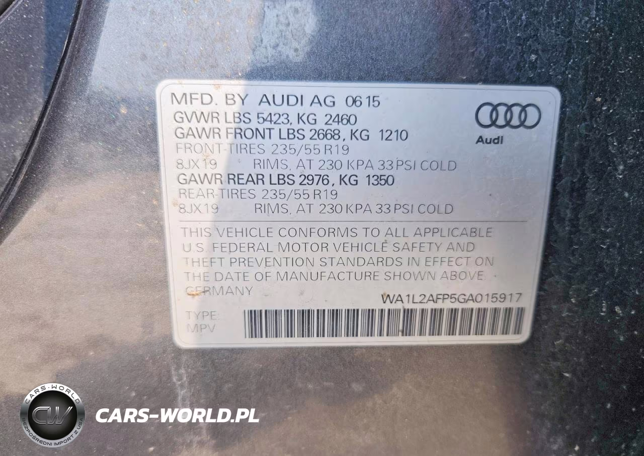 2016 Audi Q5 Premium Plus VIN:WA1L2AFP5GA015917 - 13