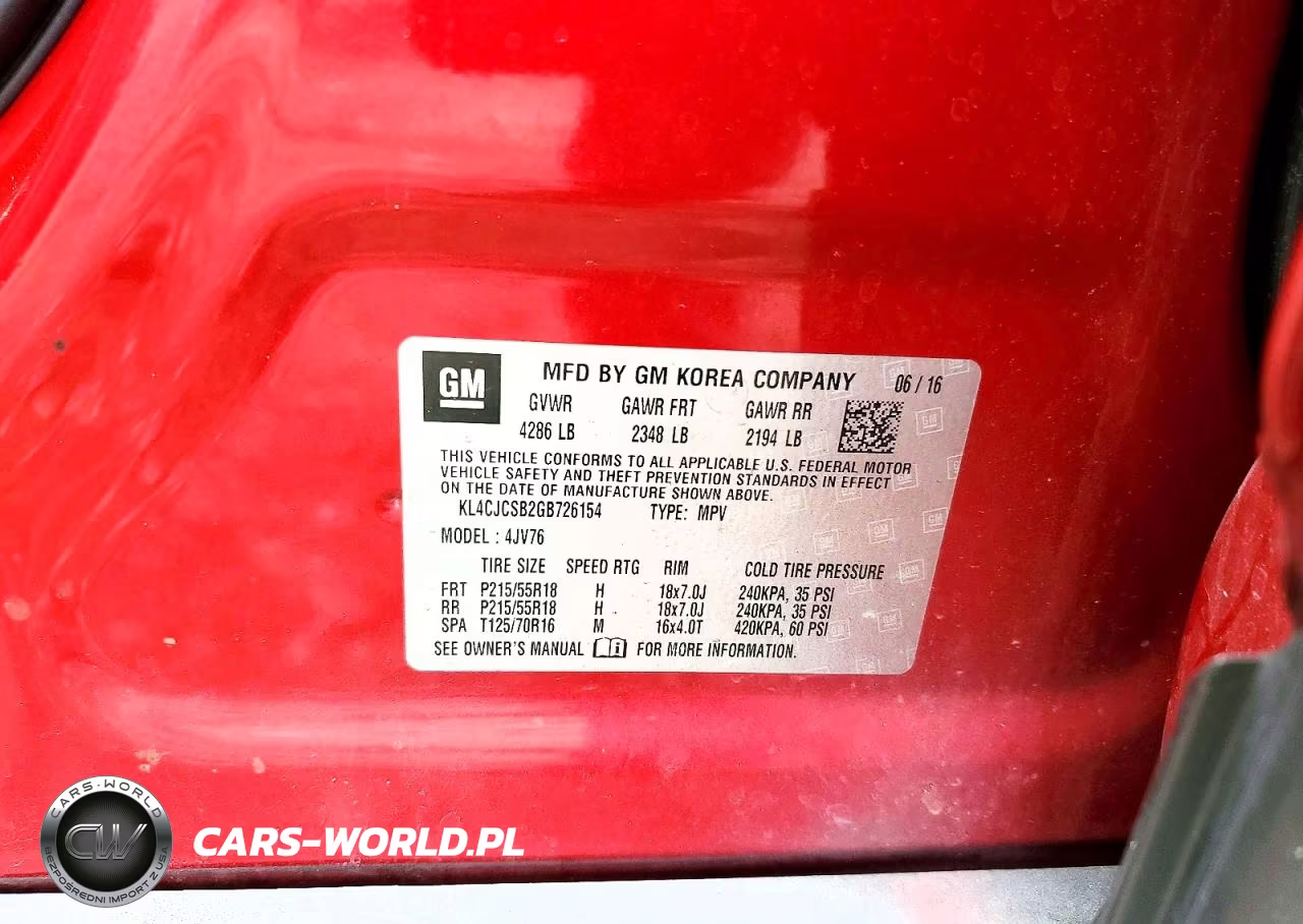 2016 Buick Encore VIN:KL4CJCSB2GB726154 - 13