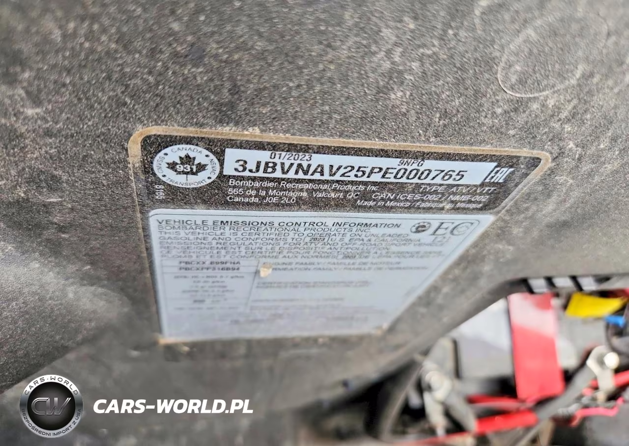 2023 Can-Am Maverick X3 Utility Vehicle VIN:3JBVNAV25PE000765 - 10