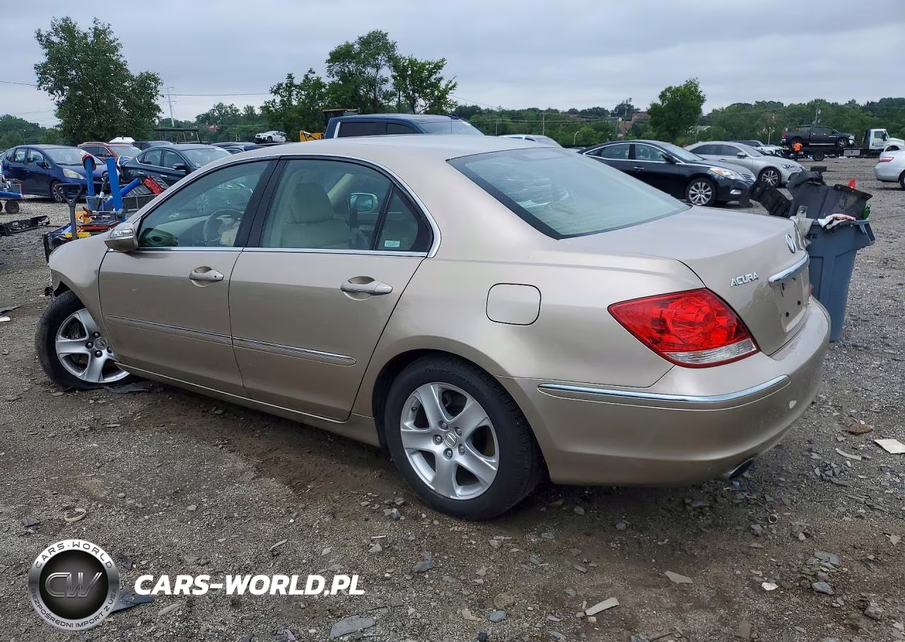 2008 Acura Rl VIN:JH4KB16678C003927 - 2