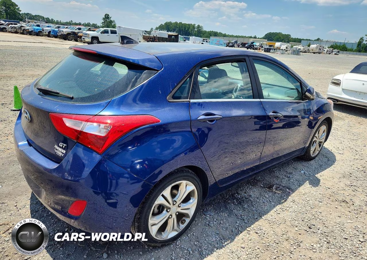 2013 Hyundai Elantra Gt Base VIN:KMHD35LE7DU056153 - 3
