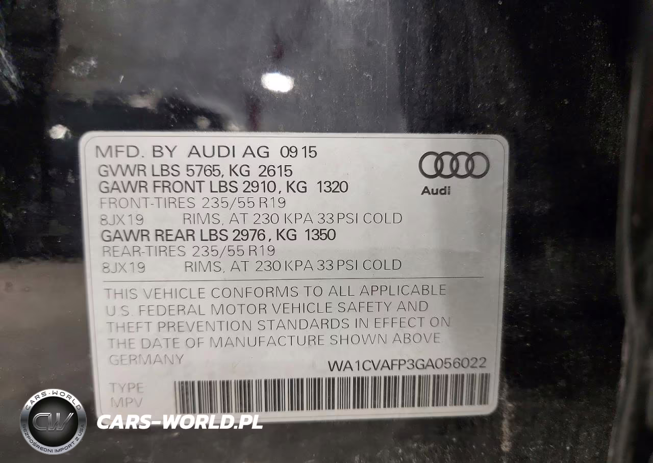2016 Audi Q5 Tdi Premium Plus VIN:WA1CVAFP3GA056022 - 14