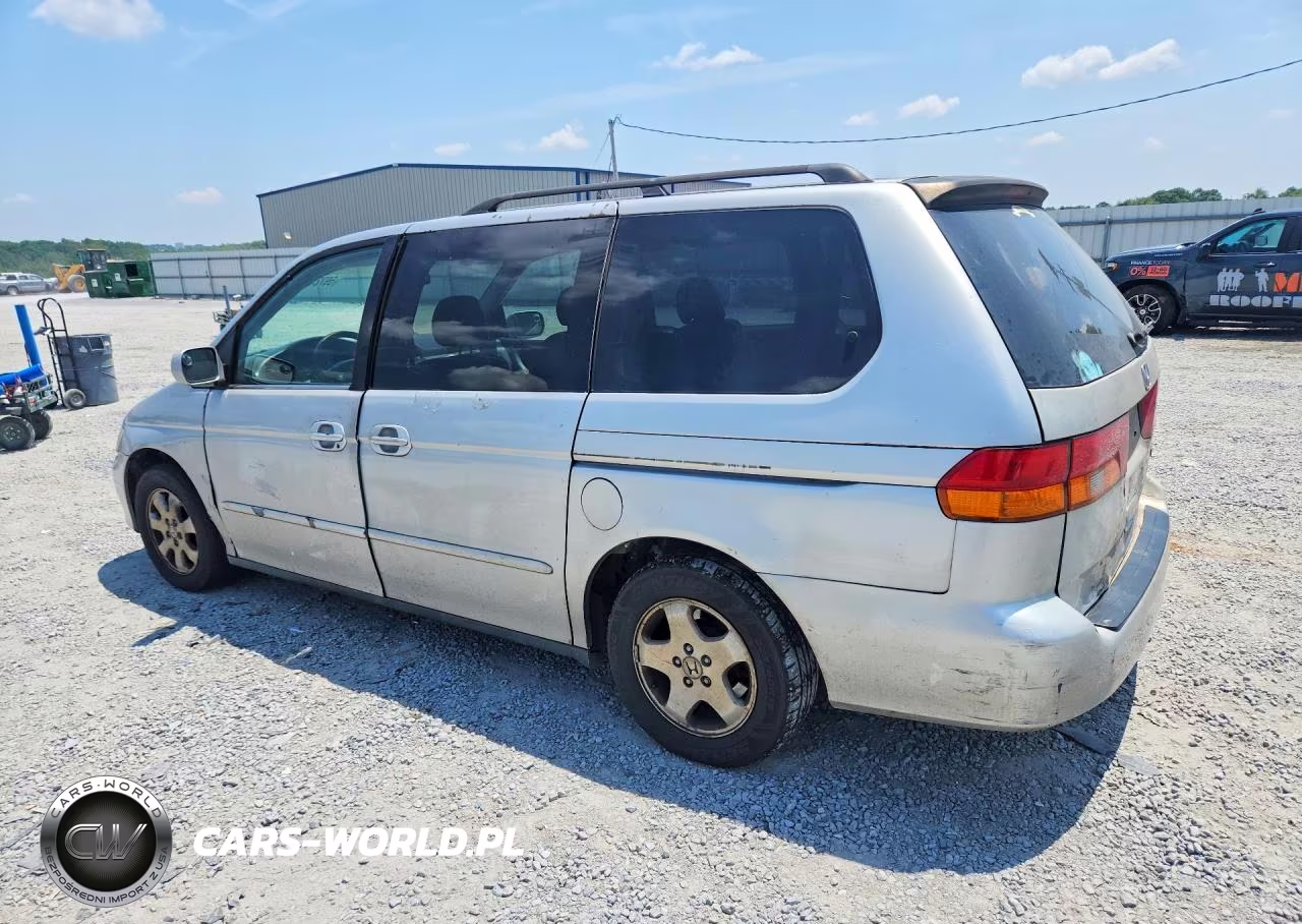 2002 Honda Odyssey Exl VIN:5FNRL18022B052422 - 2
