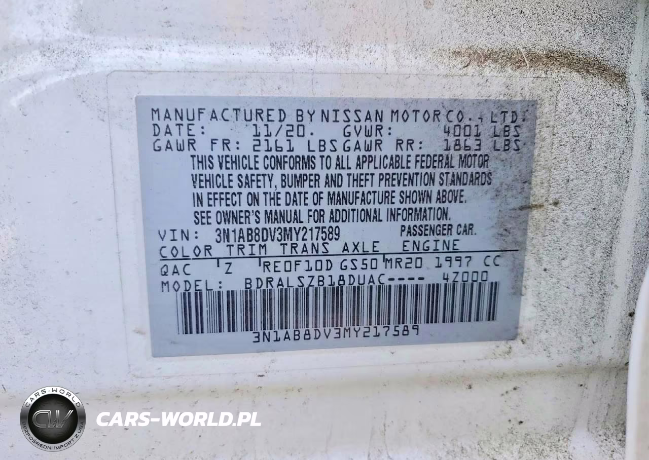 2021 Nissan Sentra Sr VIN:3N1AB8DV3MY217589 - 12