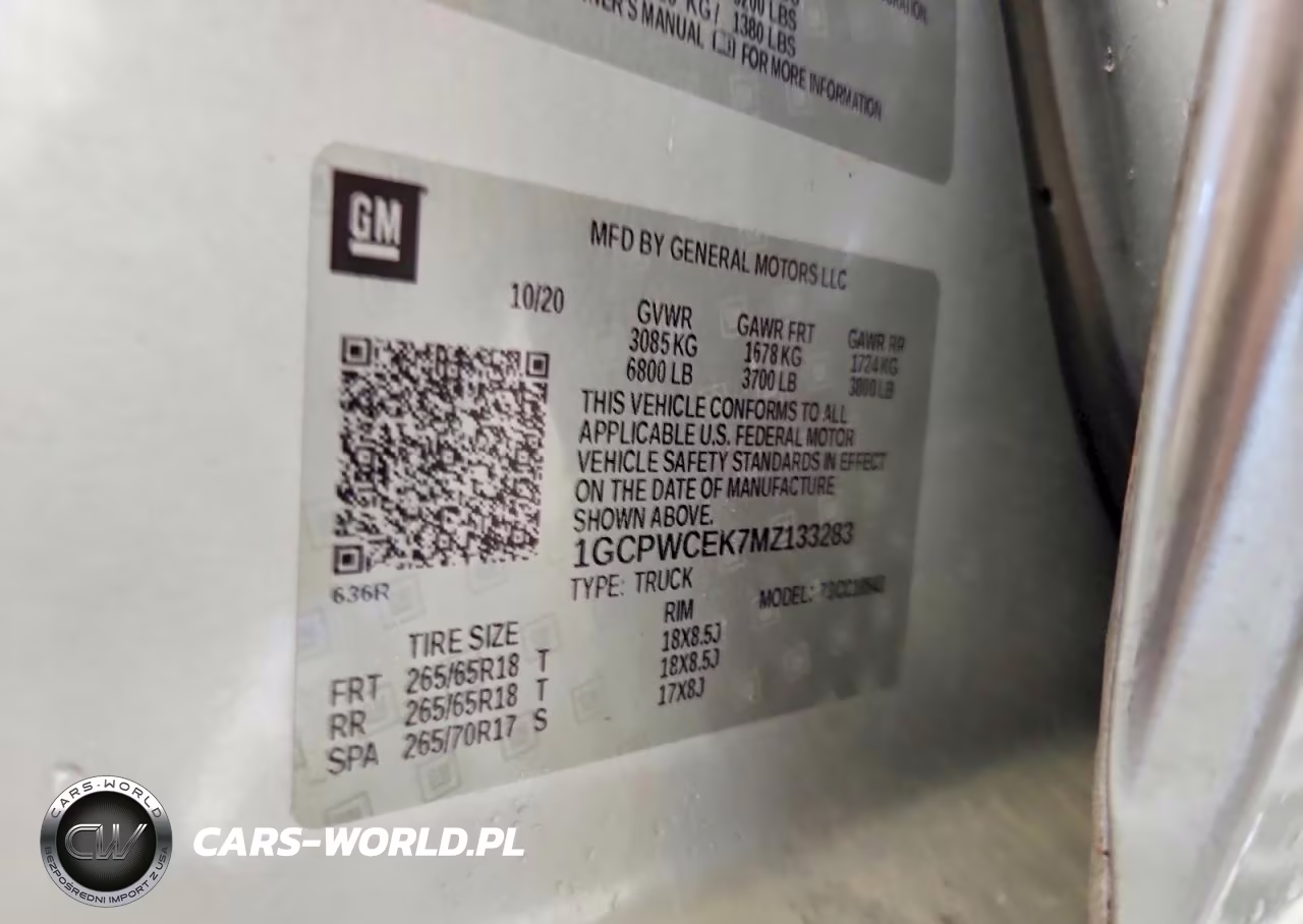 2021 Chevrolet Silverado C1500 Lt VIN:1GCPWCEK7MZ133283 - 12
