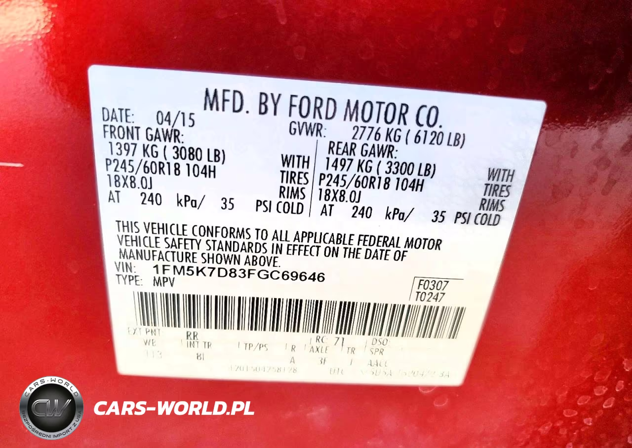 2015 Ford Explorer Xlt VIN:1FM5K7D83FGC69646 - 13