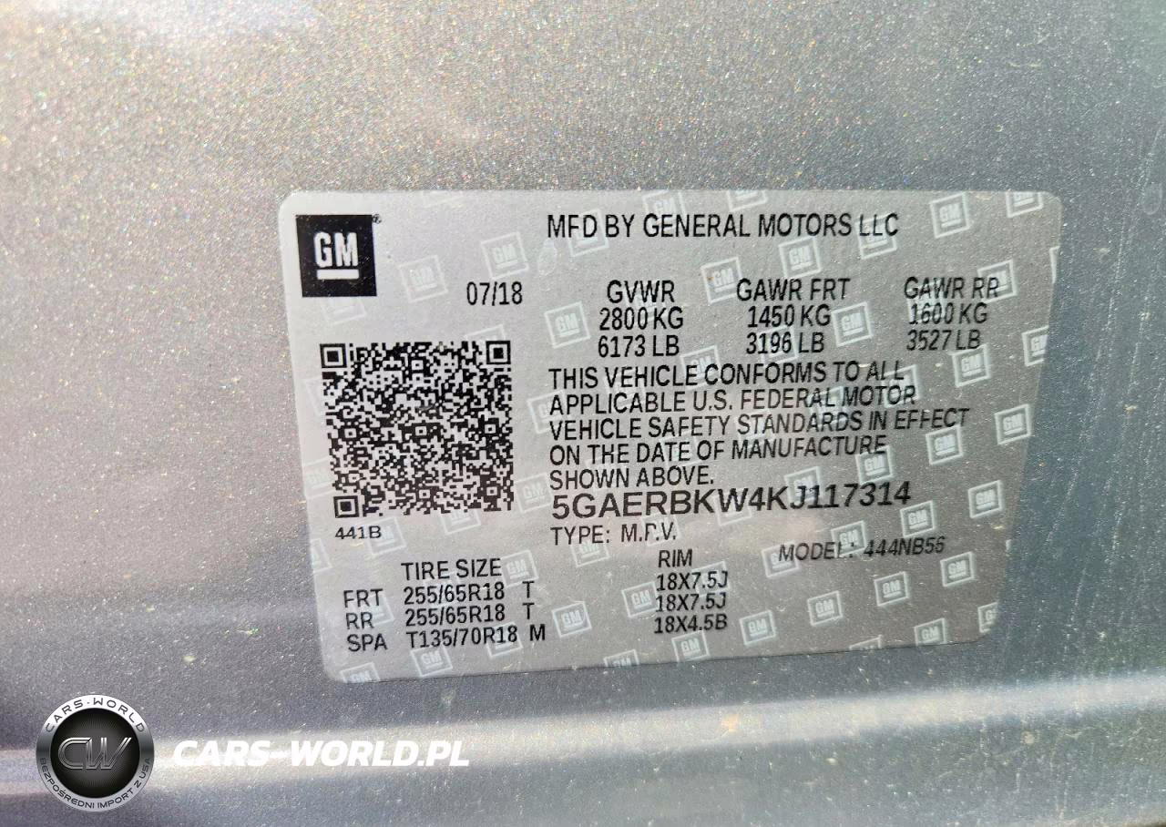 2019 Buick Enclave Essence VIN:5GAERBKW4KJ117314 - 13