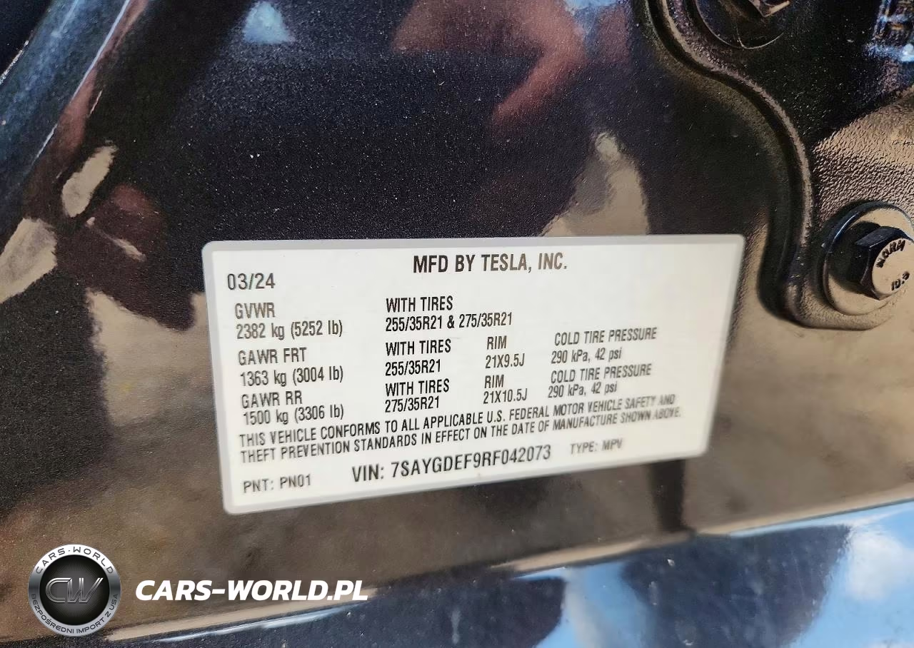 2024 Tesla Model Y VIN:7SAYGDEF9RF042073 - 12