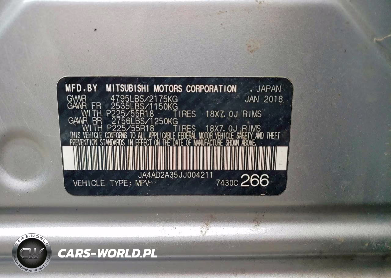 2018 Mitsubishi Outlander Es VIN:JA4AD2A35JJ004211 - 12