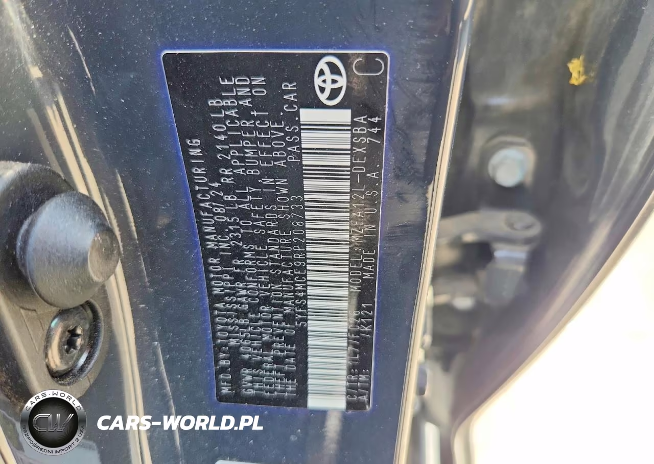 2024 Toyota Corolla Se VIN:5YFS4MCE9RP208733 - 12