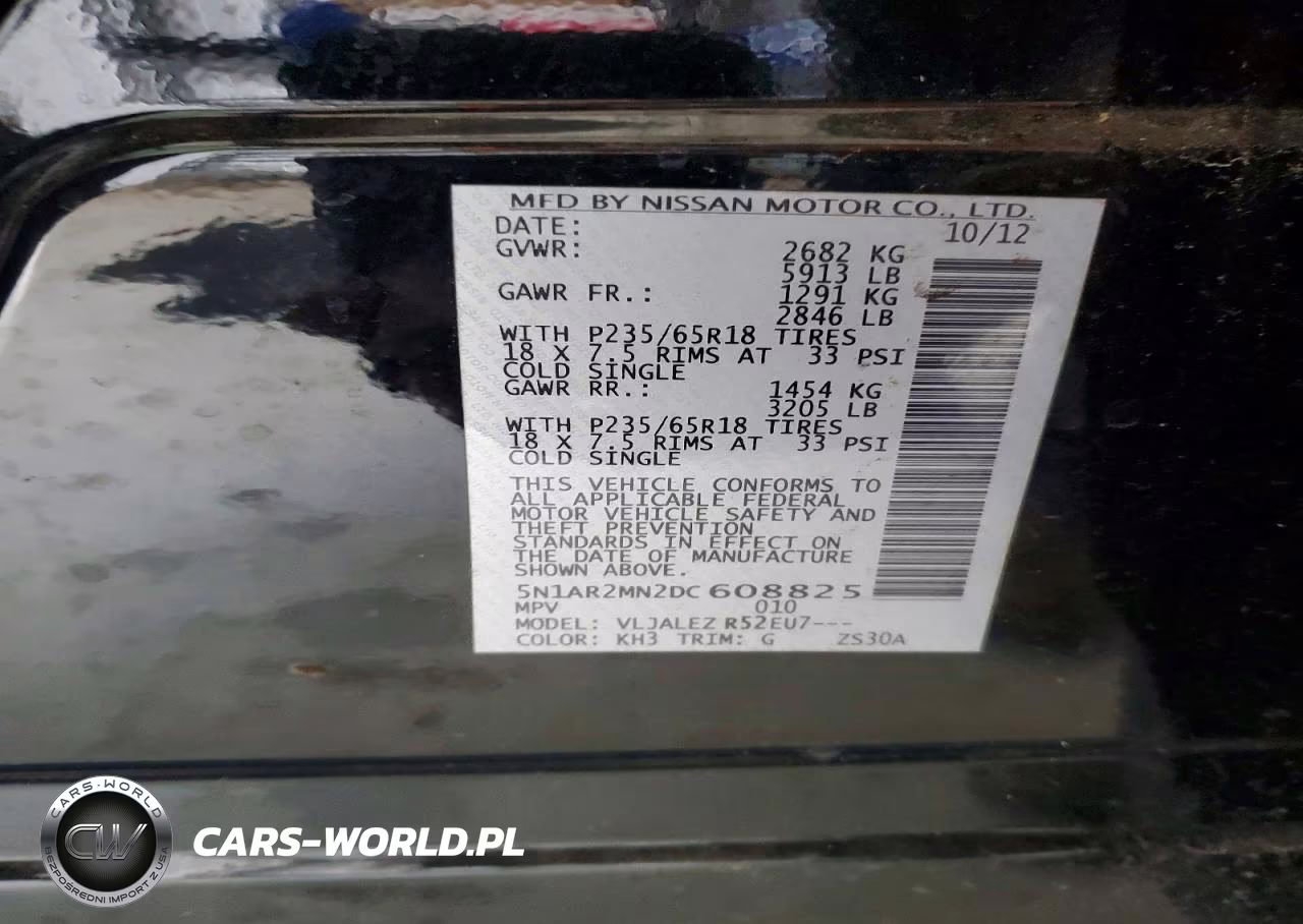 2013 Nissan Pathfinder S VIN:5N1AR2MN2DC608825 - 13