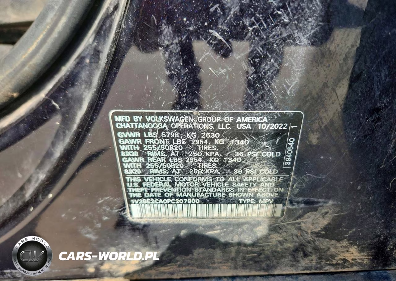 2023 Volkswagen Atlas Cross Sport Sel VIN:1V2BE2CA0PC207800 - 13