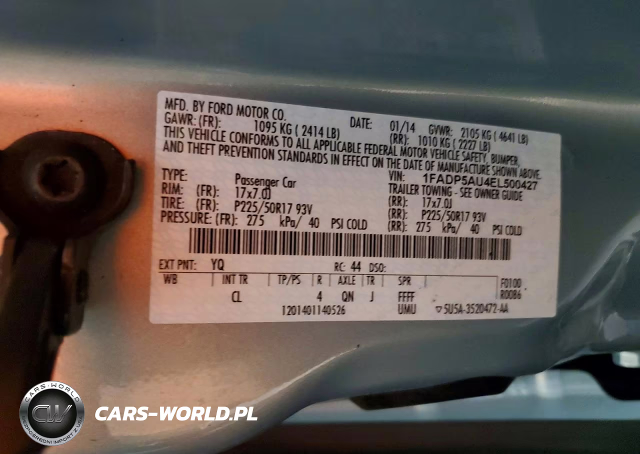 2014 Ford C-Max Se VIN:1FADP5AU4EL500427 - 12
