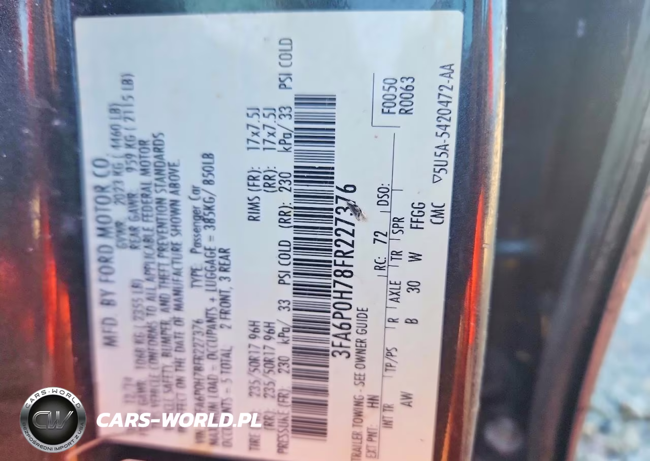2015 Ford Fusion Se VIN:3FA6P0H78FR227376 - 12