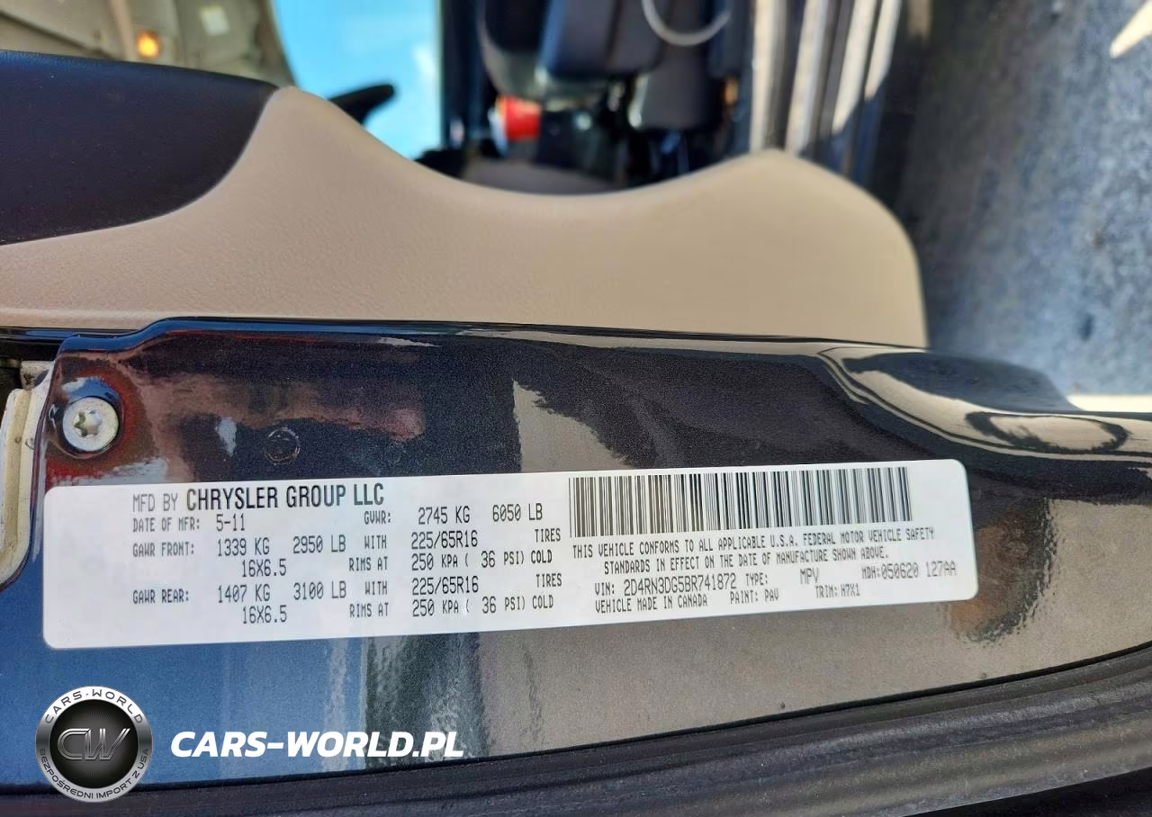 2011 Dodge Grand Caravan Mainstreet VIN:2D4RN3DG5BR741872 - 13