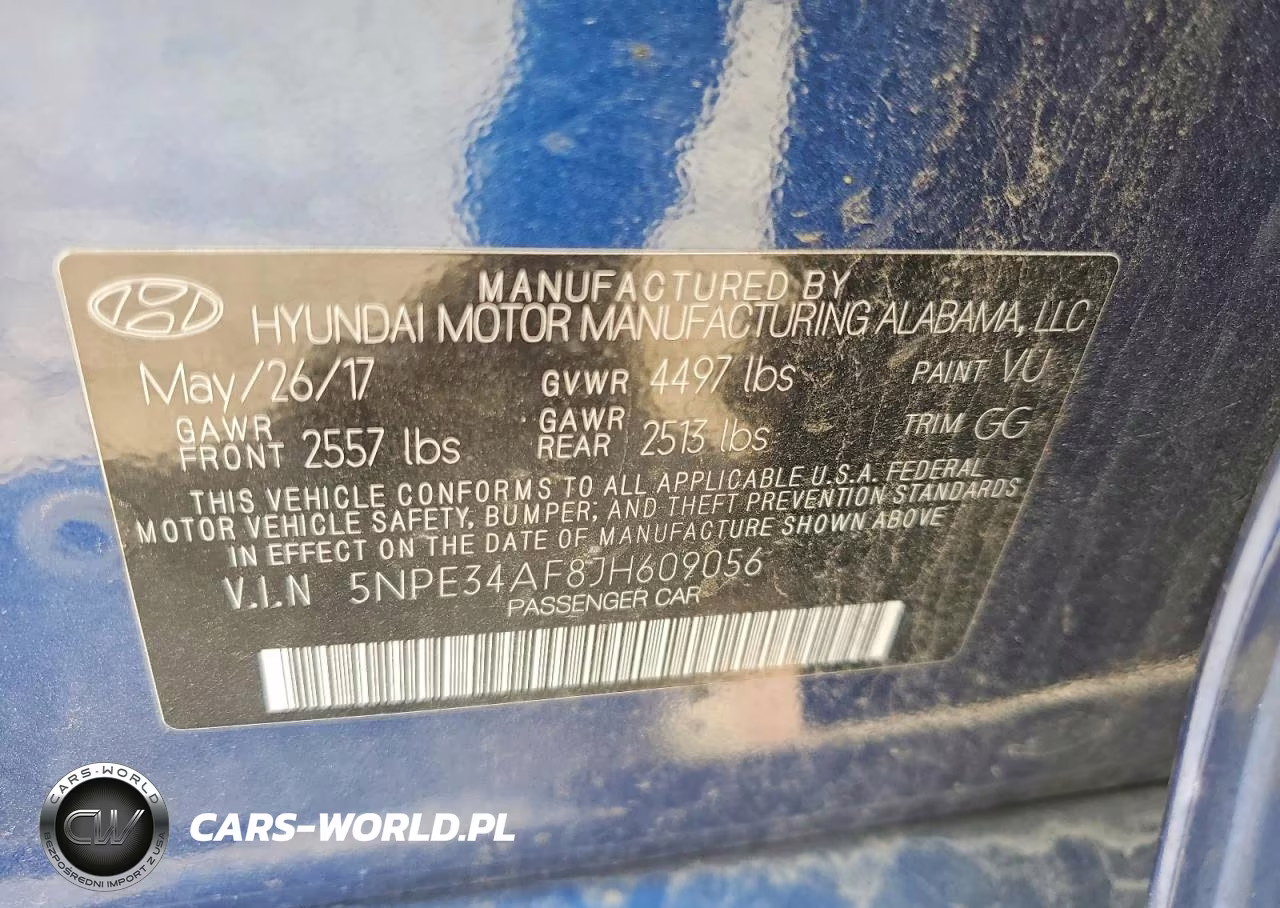 2018 Hyundai Sonata Limited VIN:5NPE34AF8JH609056 - 12