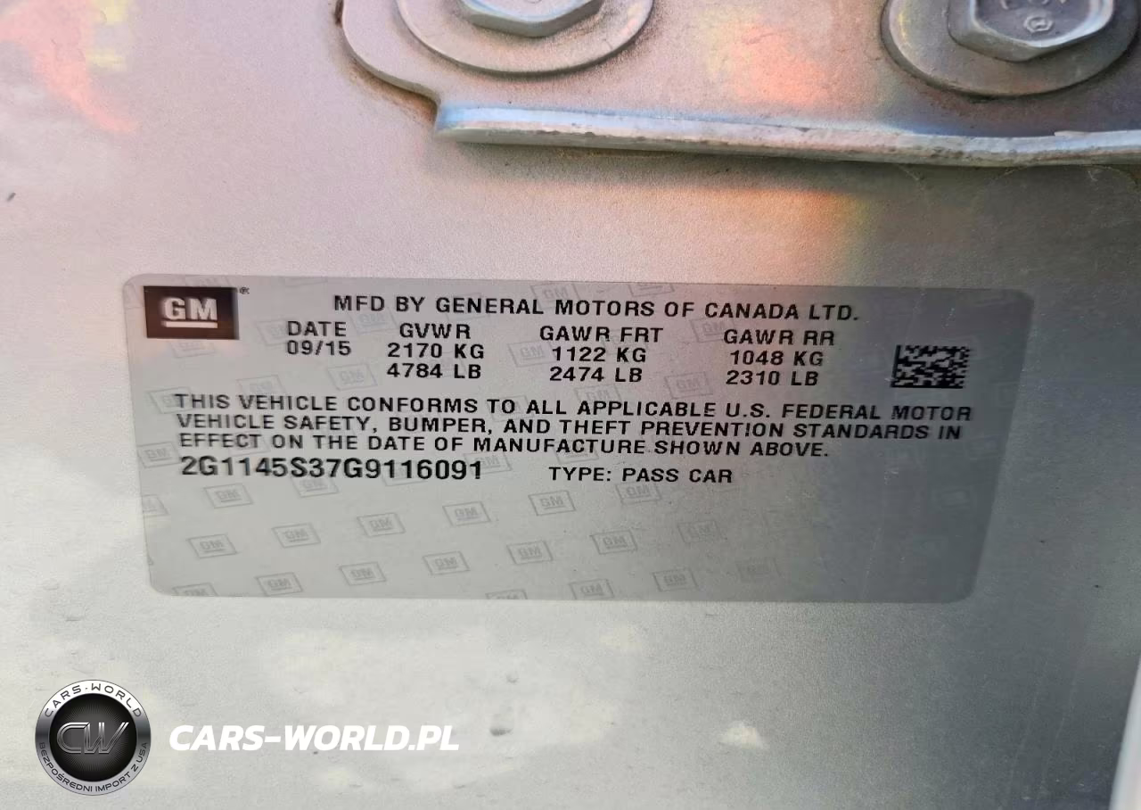 2016 Chevrolet Impala Ltz VIN:2G1145S37G9116091 - 12