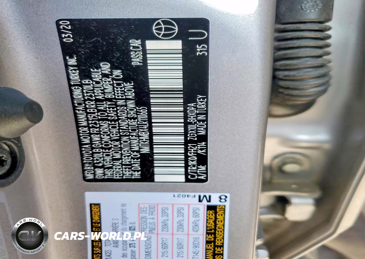 2020 Toyota C-Hr Le VIN:NMTKHMBX4LR110665 - 13