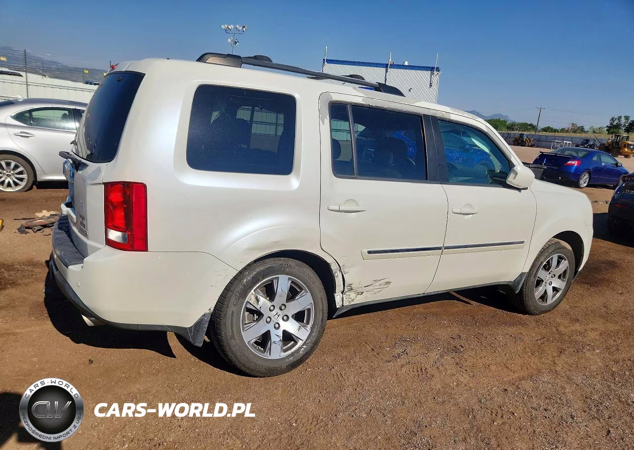 2014 Honda Pilot Touring VIN:5FNYF3H9XEB001509 - 3