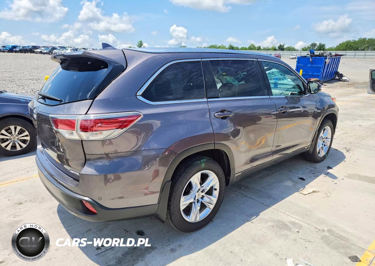 2015 Toyota Highlander Limited VIN:5TDYKRFH0FS111877 - 3