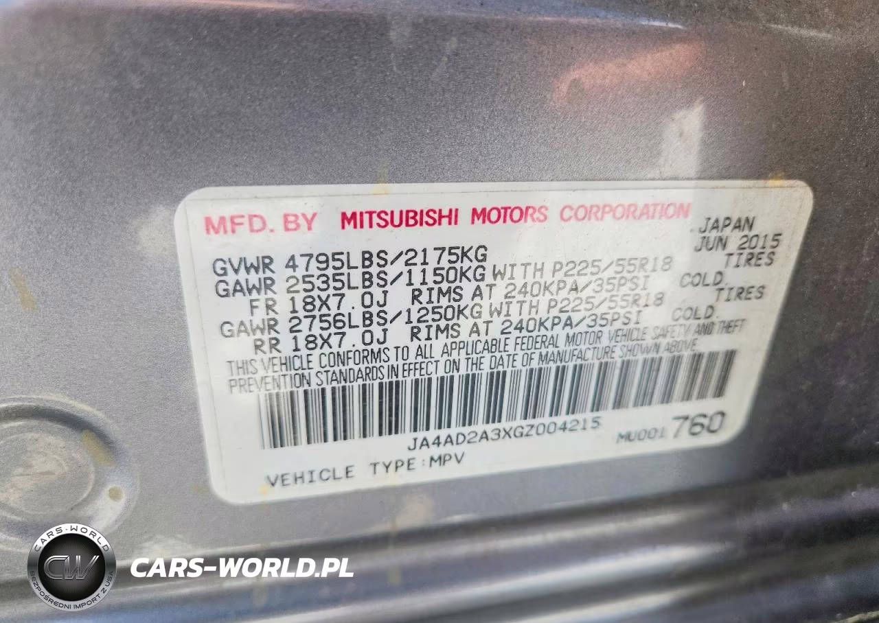 2016 Mitsubishi Outlander Es VIN:JA4AD2A3XGZ004215 - 13