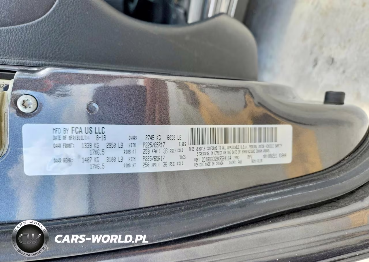 2019 Dodge Grand Caravan Sxt VIN:2C4RDGCG9KR504164 - 13