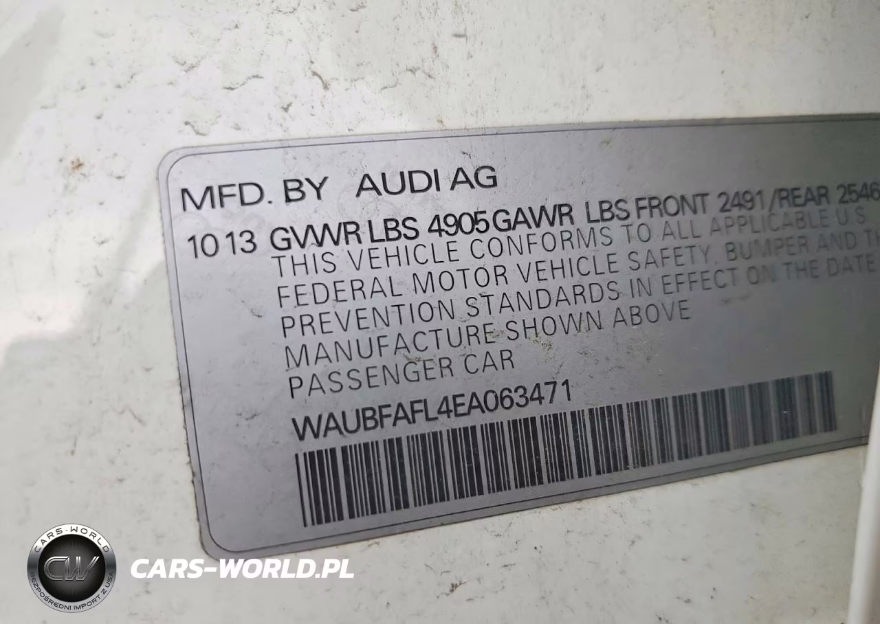 2014 Audi A4 Premium VIN:WAUBFAFL4EA063471 - 12