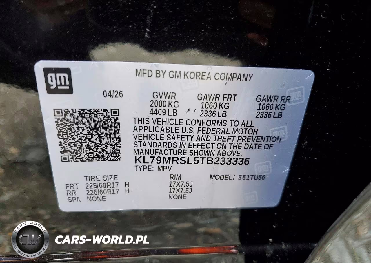 2026 Chevrolet Trailblazer Lt VIN:KL79MRSL5TB233336 - 13