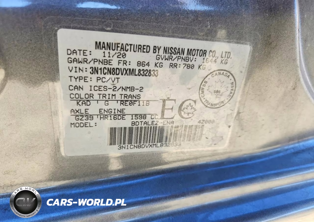 2021 Nissan Versa S VIN:3N1CN8DVXML832833 - 12