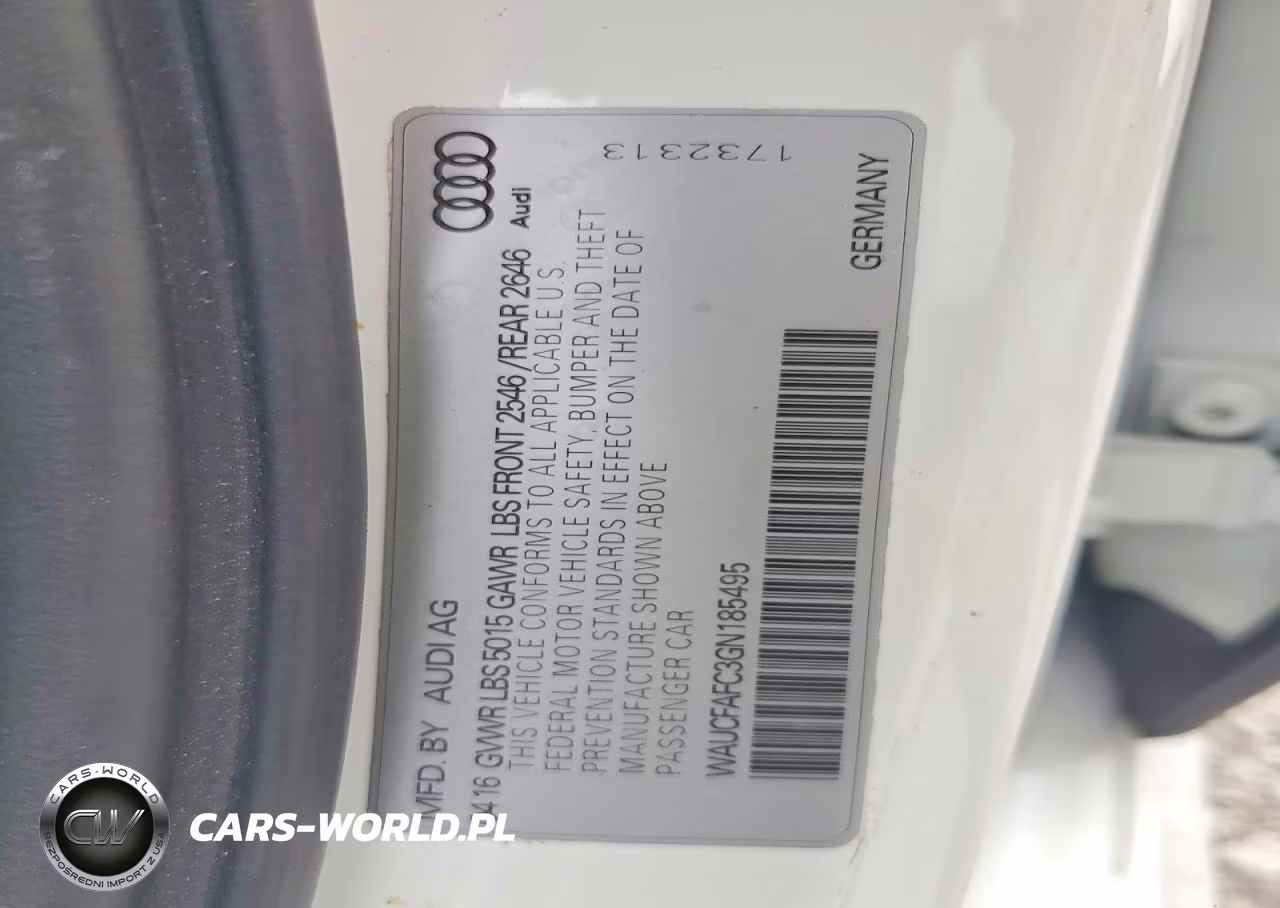 2016 Audi A6 Premium VIN:WAUCFAFC3GN185495 - 13