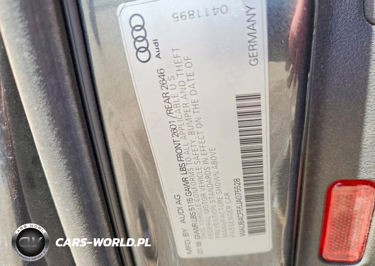 2018 Audi S5 Premium Plus VIN:WAUB4CF55JA075528 - 13