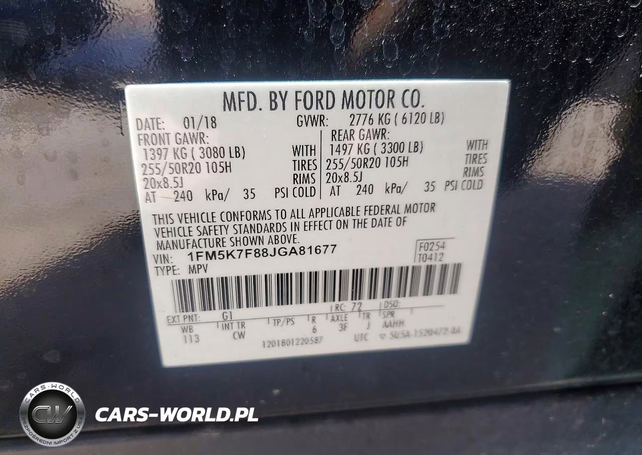2018 Ford Explorer Limited VIN:1FM5K7F88JGA81677 - 13