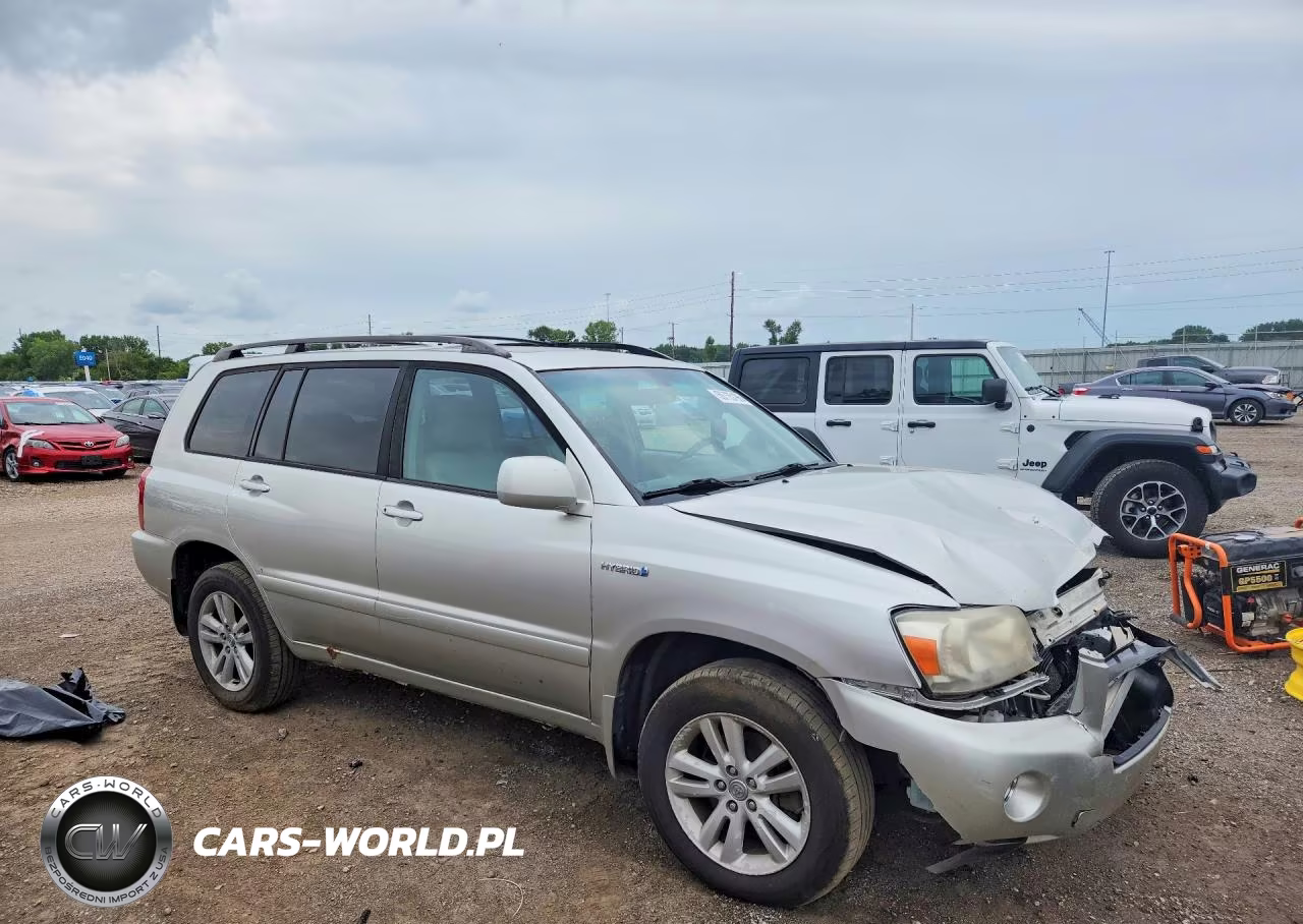 2007 Toyota Highlander Hybrid VIN:JTEEW21A970041045 - 4