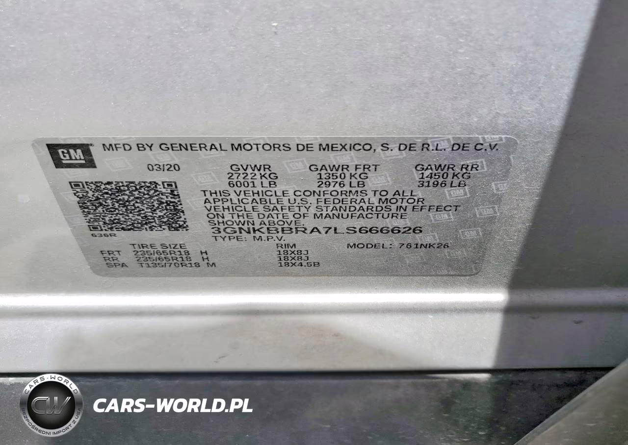 2020 Chevrolet Blazer VIN:3GNKBBRA7LS666626 - 13
