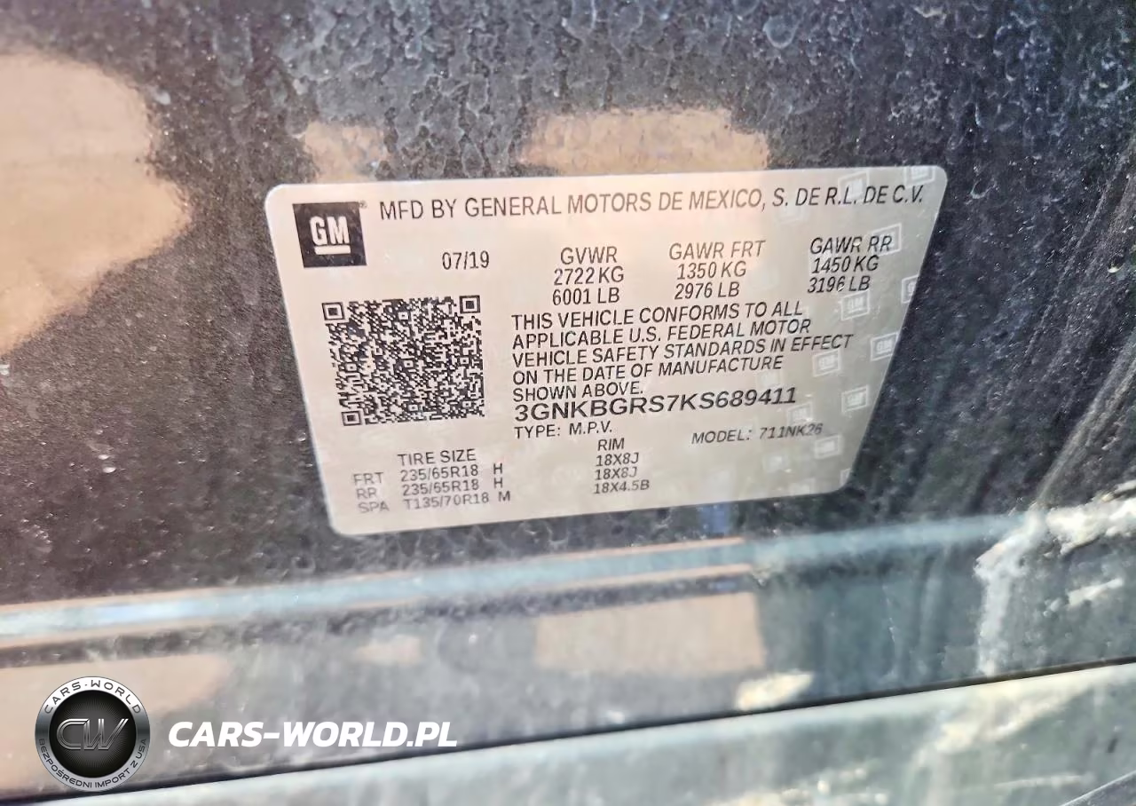 2019 Chevrolet Blazer 2Lt VIN:3GNKBGRS7KS689411 - 12
