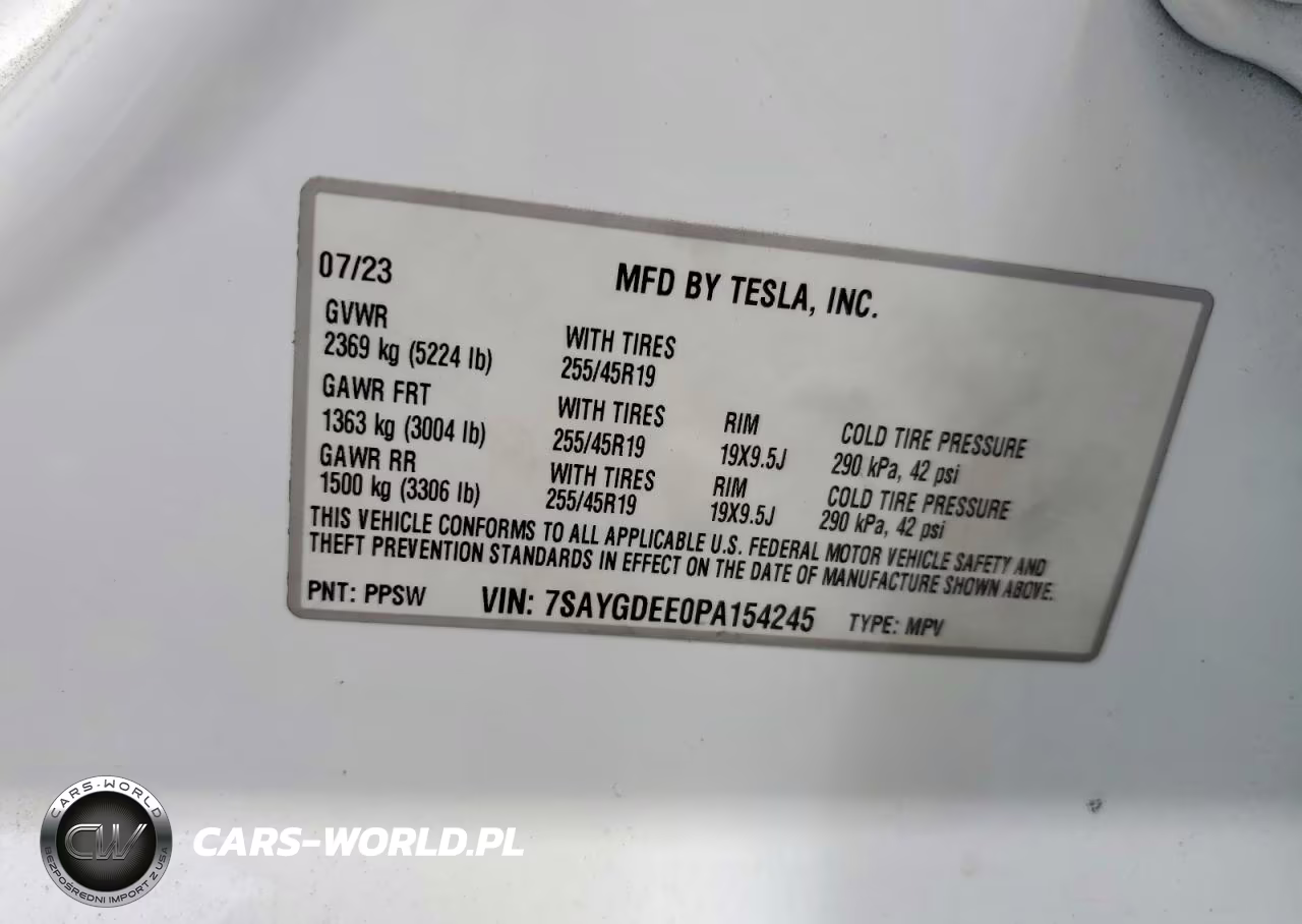 2023 Tesla Model Y VIN:7SAYGDEE0PA154245 - 12
