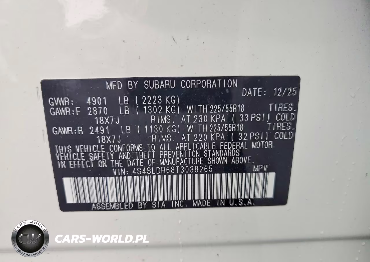 2026 Subaru Forester Limited VIN:4S4SLDR68T3038265 - 13