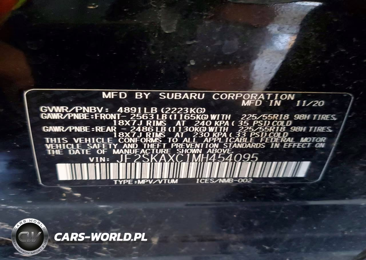 2021 Subaru Forester Touring VIN:JF2SKAXC1MH454095 - 13