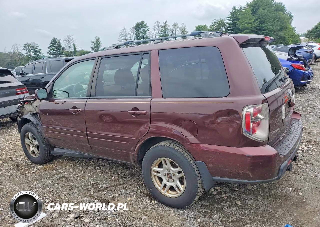 2007 Honda Pilot Exl VIN:5FNYF18797B006707 - 2