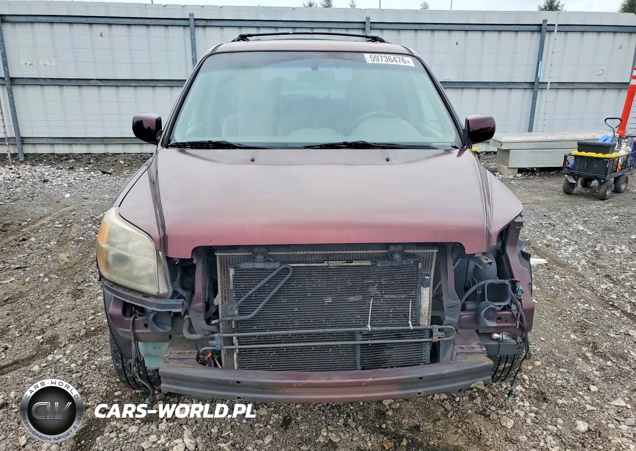 2007 Honda Pilot Exl VIN:5FNYF18797B006707 - 5