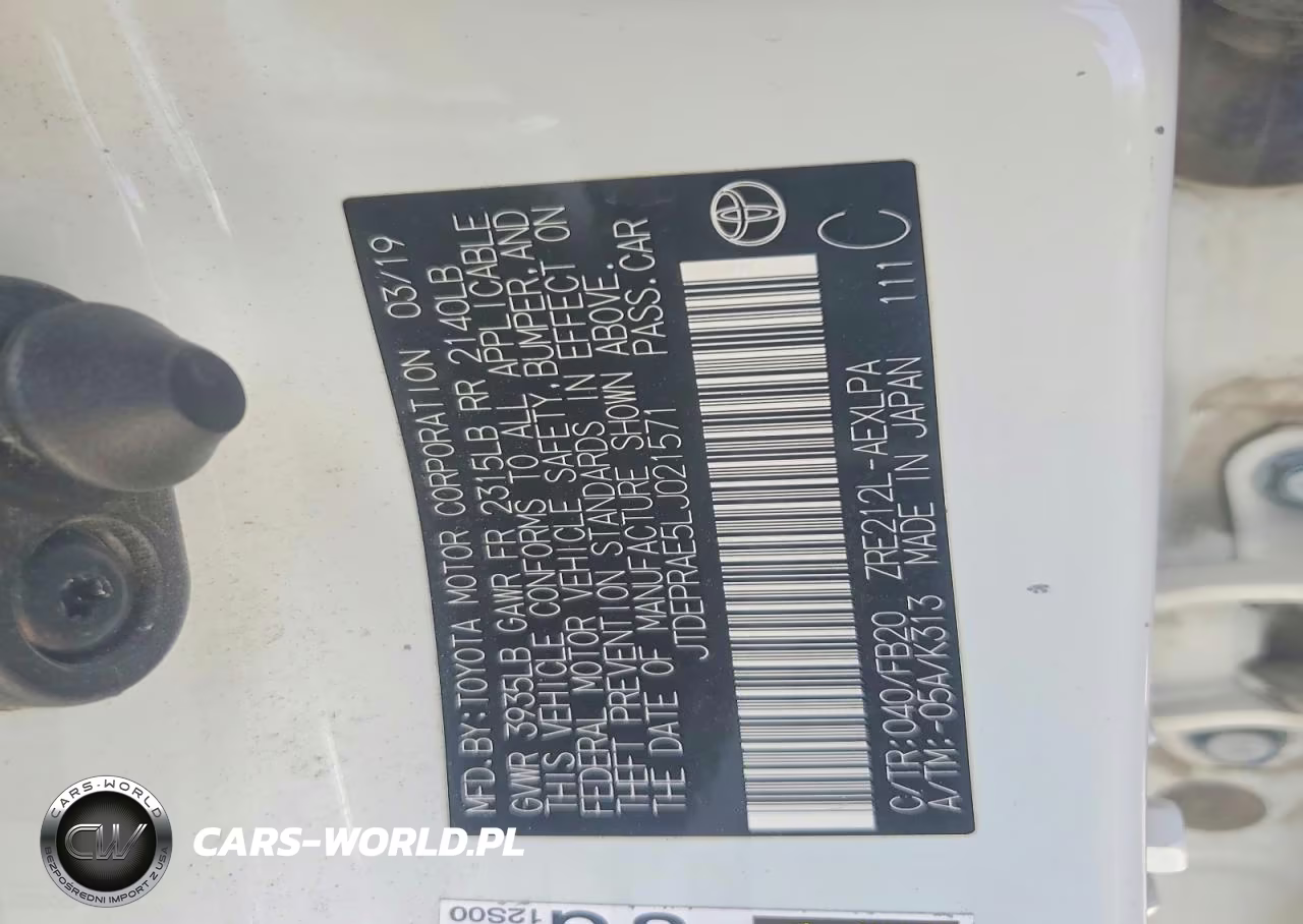 2020 Toyota Corolla Le VIN:JTDEPRAE5LJ021571 - 12