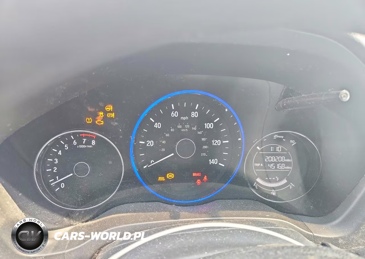 2016 Honda Hr-V Lx VIN:3CZRU6H32GM726585 - 9