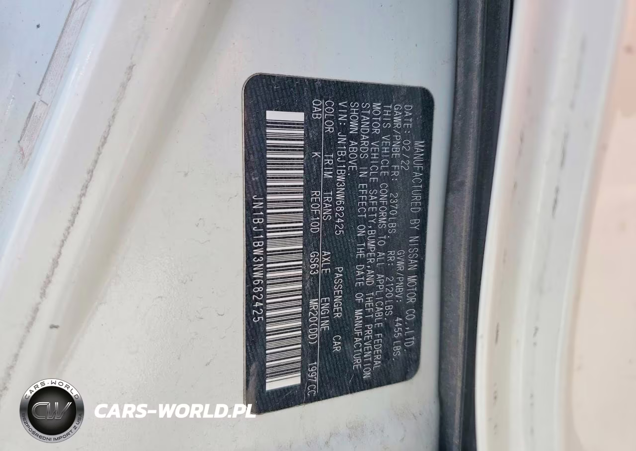 2022 Nissan Rogue Sport Sv VIN:JN1BJ1BW3NW682425 - 13